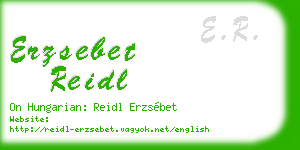 erzsebet reidl business card